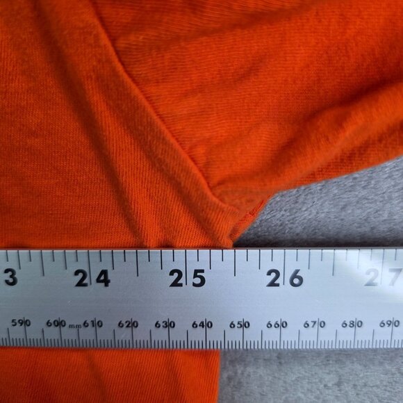 Mens Red Oak Orange Shirt Oklahoma State Cowboys Long Sleeve Mock Neck Size XXL - Picture 6 of 8
